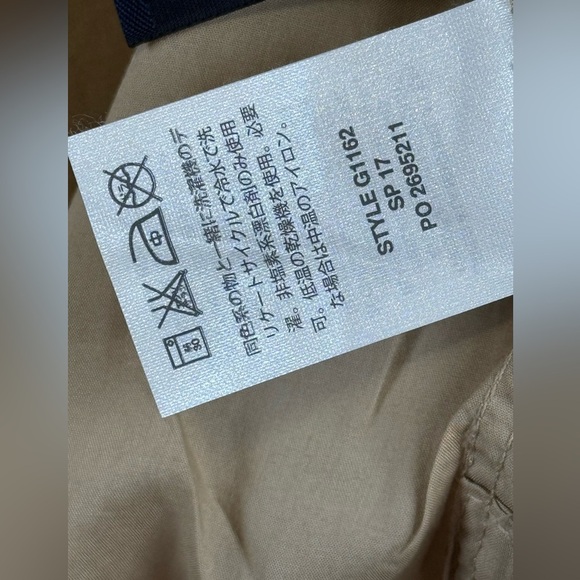 J.Crew Casual long-sleeved shirt buttons on the sides, khaki color 100% cotton 4 - Picture 8 of 8